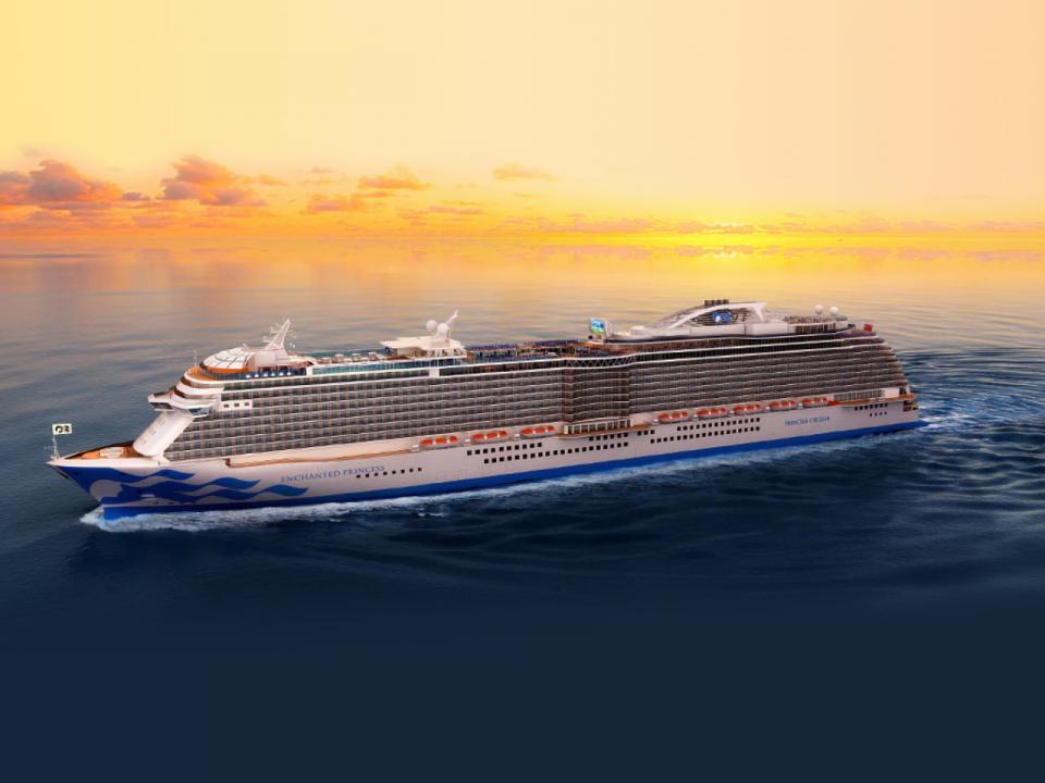Cruise ship approaching the coast on The Volcanic Atlantic
